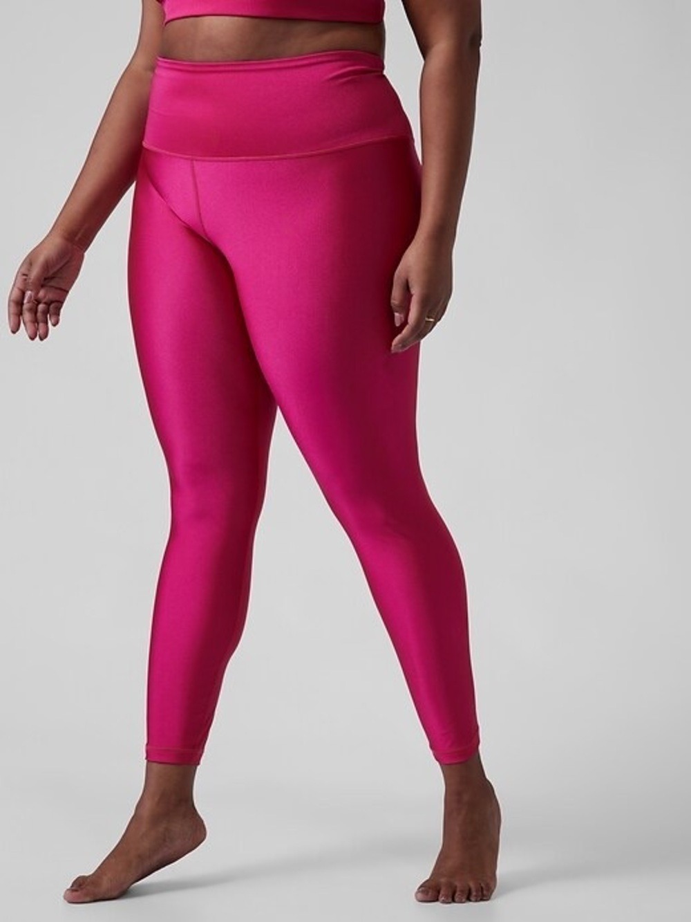 Athleta Elation Shine Tight Size 3X Cyclamen Pink